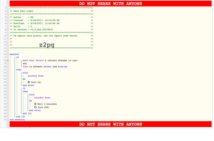 Backdoor Piston