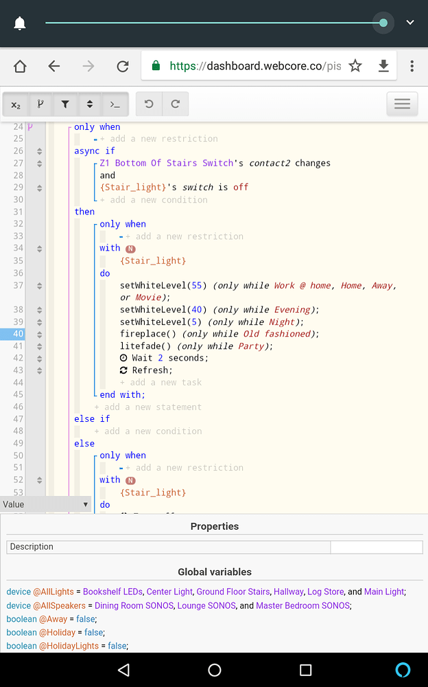 Variable Command Options Meta WebCoRE Community Forum