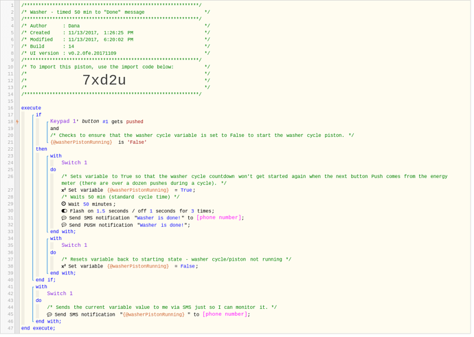 washer 50 min timer with variable