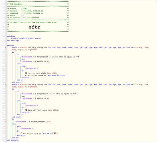 Help with A C Scheduler Piston Design Help webCoRE Community