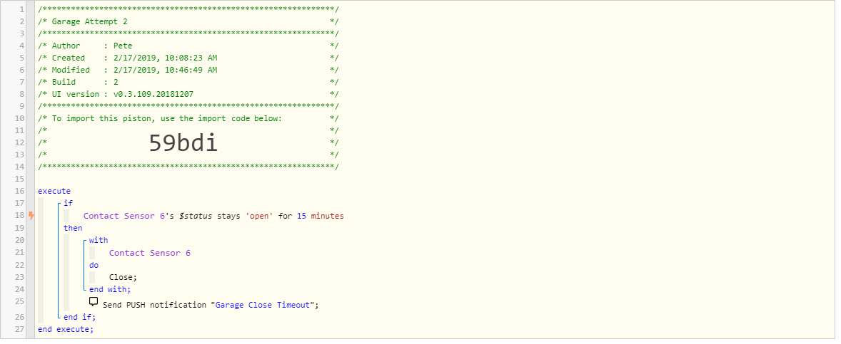 Garage Door Timer Piston Design Help Webcore Community